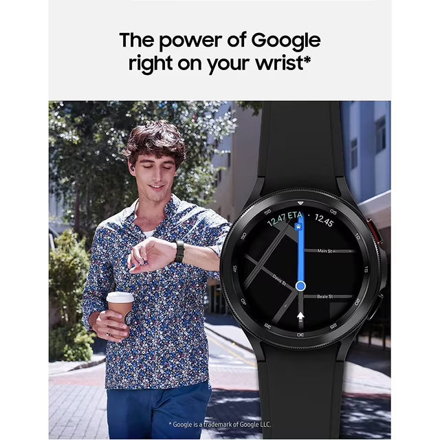 Samsung Galaxy Watch4 (Classic Edition) 46mm GPS Smartwatch with Heart Rate Monitor | Certified Refurbished Grade A