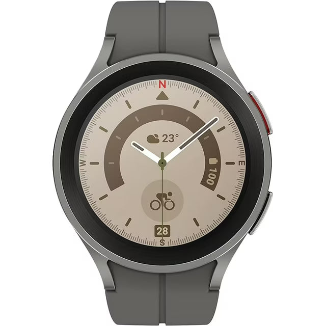 Restored Samsung Galaxy Watch5 Pro (GPS) 45mm Smartwatch with Heart Rate Monitor Like New