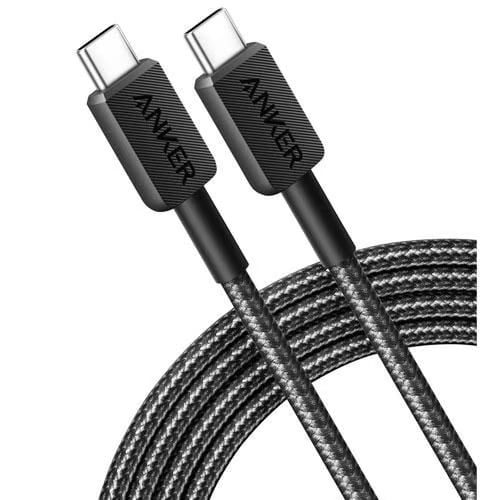 Anker 322 USB-C to USB-C Cable (6ft Braided) Black