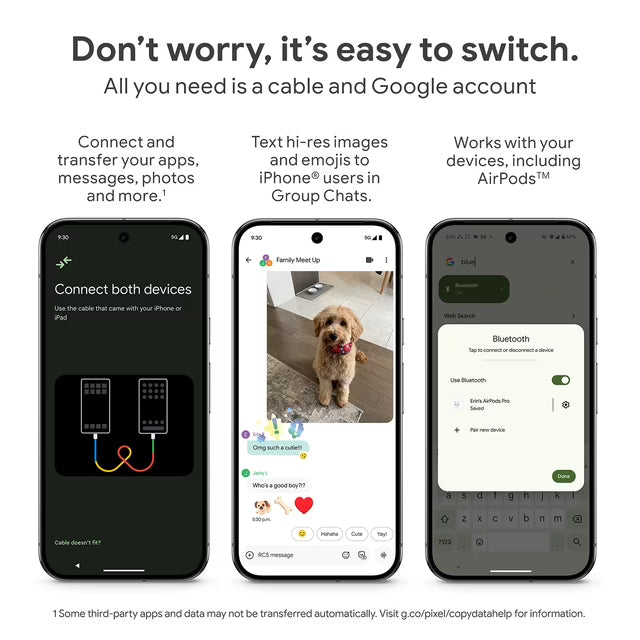 Restored Google Pixel 10 Unlocked 5G Android Smartphone, AI Camera, All-Day Battery Like New