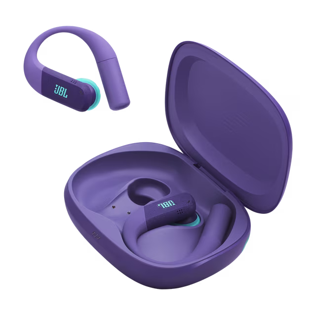JBL Endurance Peak 4 True Wireless Noise Cancelling Sport Earbuds Purple