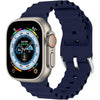 Apple Watch Ultra 1st gen GPS + Cellular 49mm Smart Watch Titanium Case with Blue Ocean Band (One Size) | Certified Refurbished Grade A