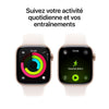 Apple Watch Series 11 GPS 46mm Rose Gold Aluminium Case with Light Blush Sport Band - S/M