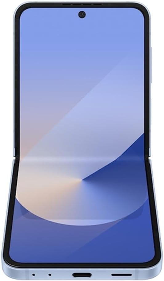 Samsung Galaxy Z Flip6 (256GB) Galaxy AI Enabled, 6.7” Foldable Display, 50MP Camera, FlexCam with Auto Zoom, CAD Version Unlocked - Blue (Renewed)