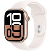 Restored Apple Watch Series 10 (GPS + Cellular) Smartwatch Aluminum Case with Black Sport Band Open Box