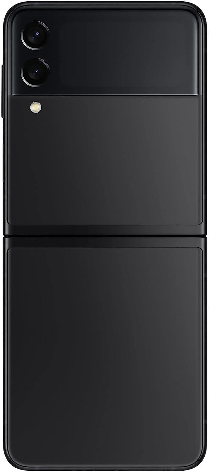 Samsung Galaxy Z Flip 3 5G, 128GB, Phantom Black - Unlocked (Renewed)