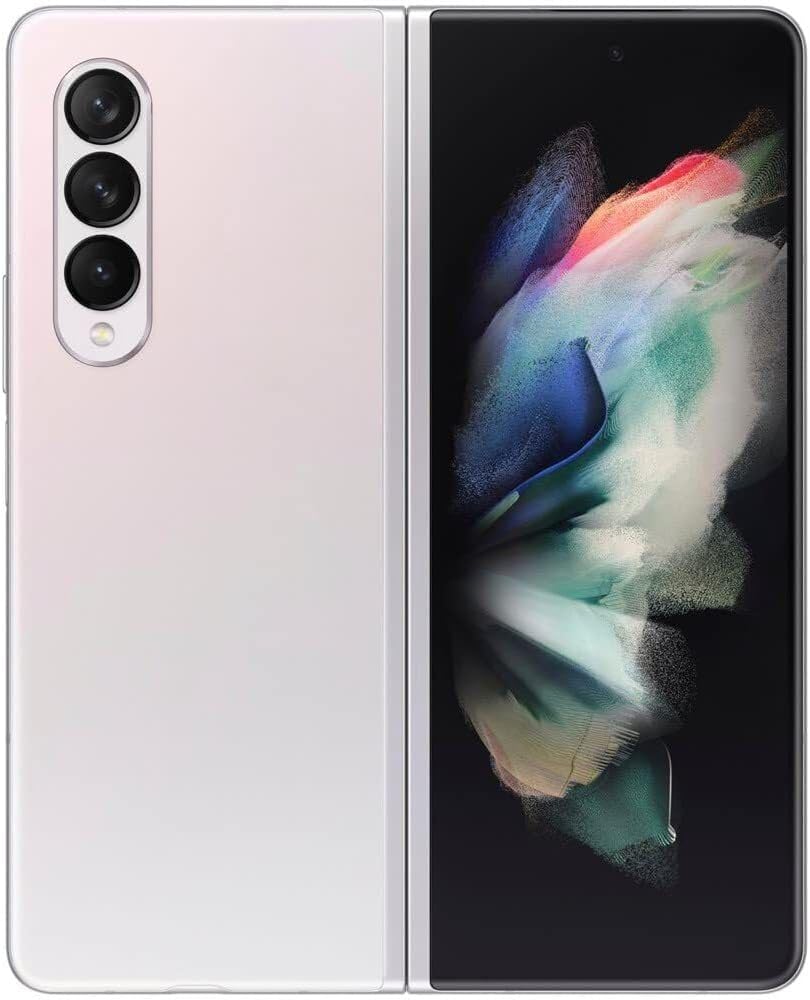 Samsung Galaxy Z Fold 3 5G , 256GB, Phantom Silver - Unlocked (Renewed)