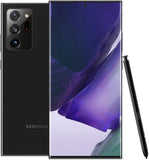 Samsung Note 20 Ultra (5G) 128GB 6.9" Display with Samsung 25W Super Fast Charger, Unlocked - Mystic Black (Renewed)