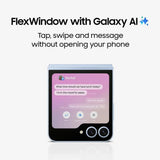 Samsung Galaxy Z Flip6 (256GB) Galaxy AI Enabled, 6.7” Foldable Display, 50MP Camera, FlexCam with Auto Zoom, CAD Version Unlocked - Blue (Renewed)