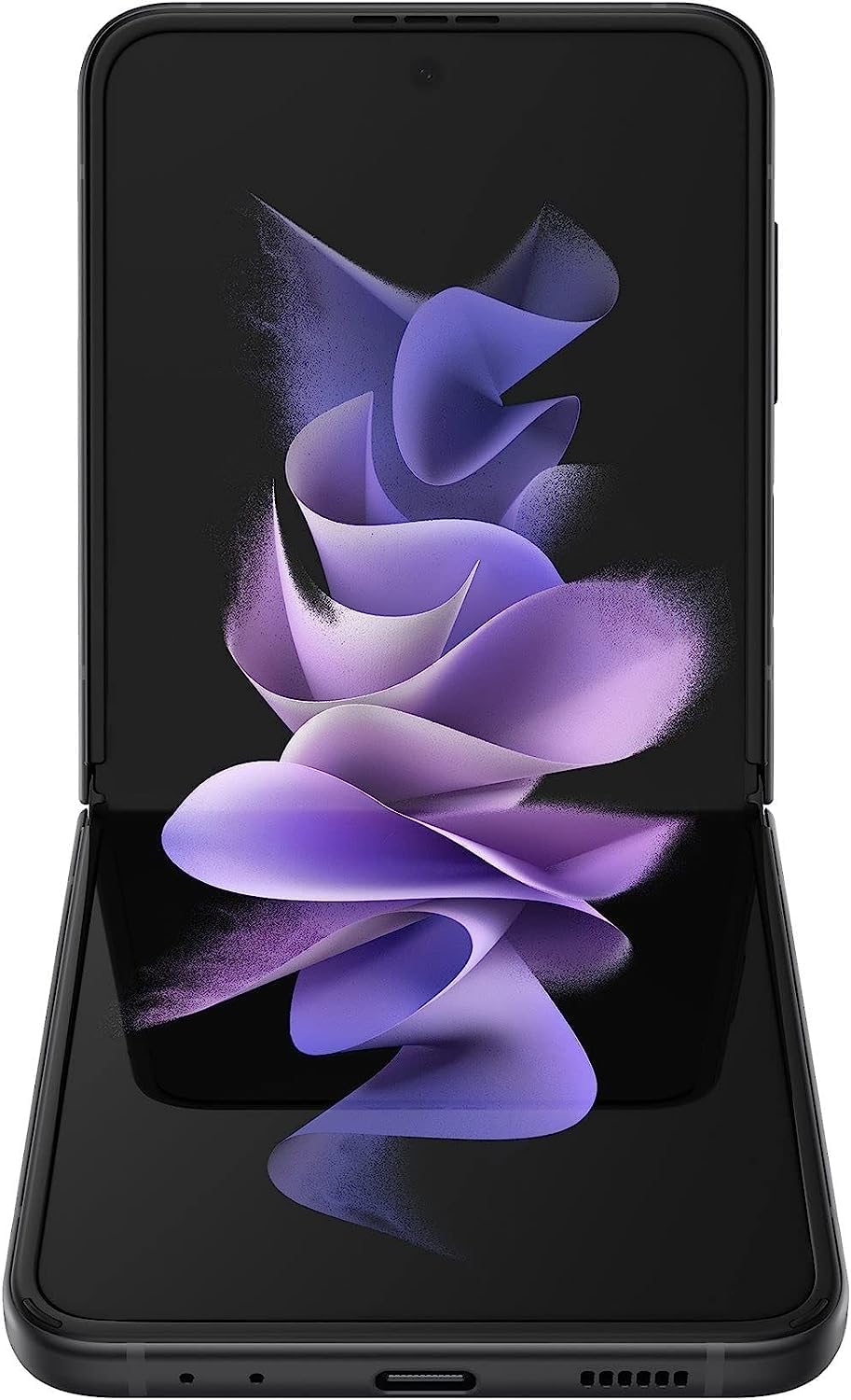Samsung Galaxy Z Flip 3 5G, 128GB, Phantom Black - Unlocked (Renewed)