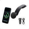 Anker Nano Magnetic Wireless Car Charger, 360&deg; Adjustable Mount Car Charger with Detachable Pad, 15W Qi2 Certified with Alloy Bracket, Fast Charg