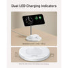 Anker MagSafe Compatible MagGo Charger Stand, iPhone 17 Wireless Charger, 2-in-1 Charging Station, Qi2 Certified 15W Fast Charging, for iPhone 17/16/
