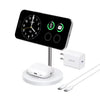 Anker MagSafe Compatible MagGo Charger Stand, iPhone 17 Wireless Charger, 2-in-1 Charging Station, Qi2 Certified 15W Fast Charging, for iPhone 17/16/