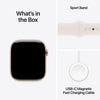 Restored Apple Watch Series 10 (GPS + Cellular) Smartwatch Aluminum Case with Black Sport Band Open Box