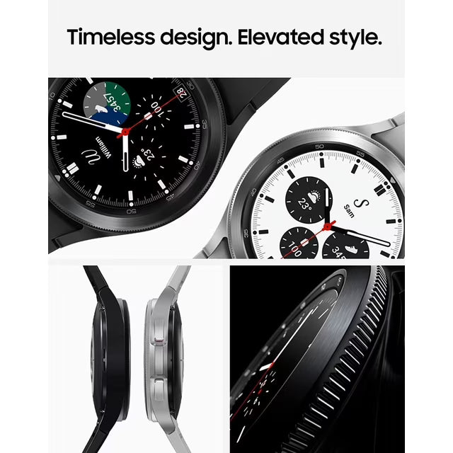 Samsung Galaxy Watch4 (Classic Edition) 46mm GPS Smartwatch with Heart Rate Monitor | Certified Refurbished Grade A