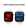 Restored Apple Watch Series 10 (GPS + Cellular) Smartwatch Aluminum Case with Black Sport Band Open Box